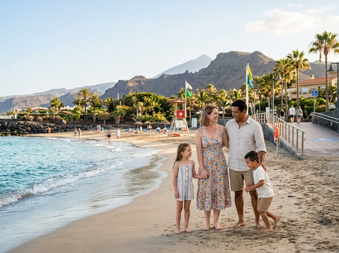 Vælg det rette område på Tenerife når børnene skal med